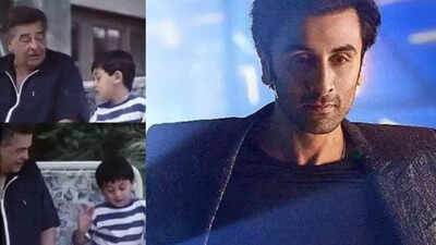 When carefree toddler Ranbir Kapoor sang as Raj Kapoor tried to teach him, "Are you listening to me?"