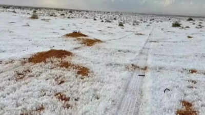 Rare desert snowfalls that shocked the world in the last five years: From Saudi dunes to the Atacama plains, where sand meets snow