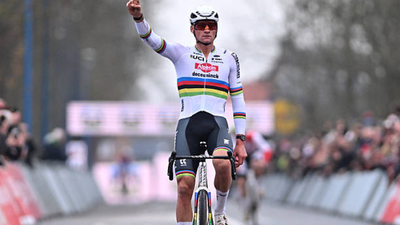 Watch: Cyclist Mathieu van der Poel shows his racing class, wins in Hofstade despite vape smoking incident by a spectator near finish