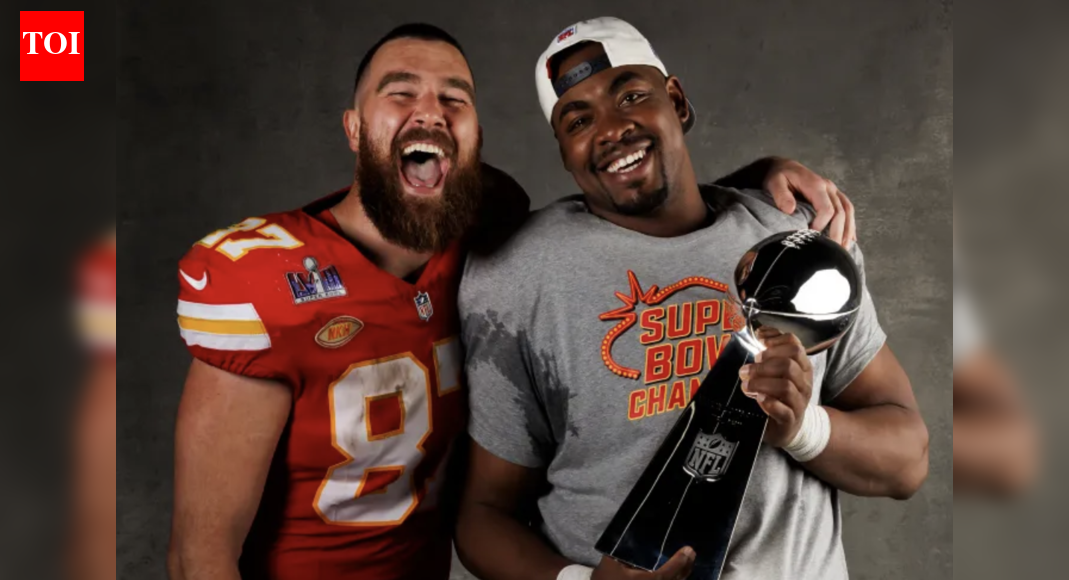 Chris Jones sends emotional message to Travis Kelce as retirement rumors swirl ahead of Broncos game