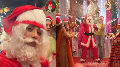 ‘I always wanted to be Santa Claus’: Rupali Ganguly brings Christmas cheer on the sets of ‘Anupamaa’