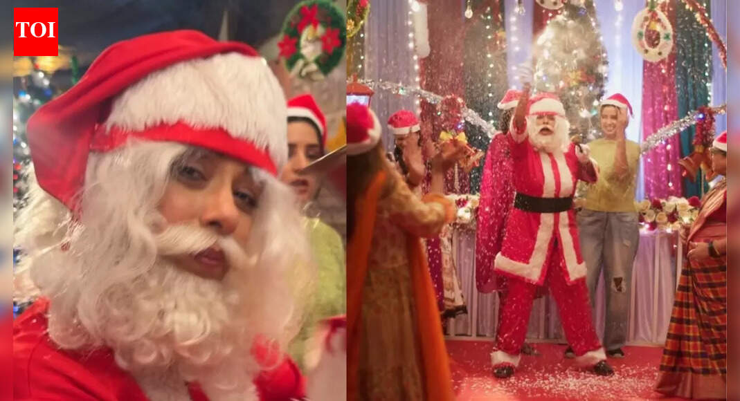 ‘I always wanted to be Santa Claus’: Rupali Ganguly brings Christmas cheer on the sets of ‘Anupamaa’