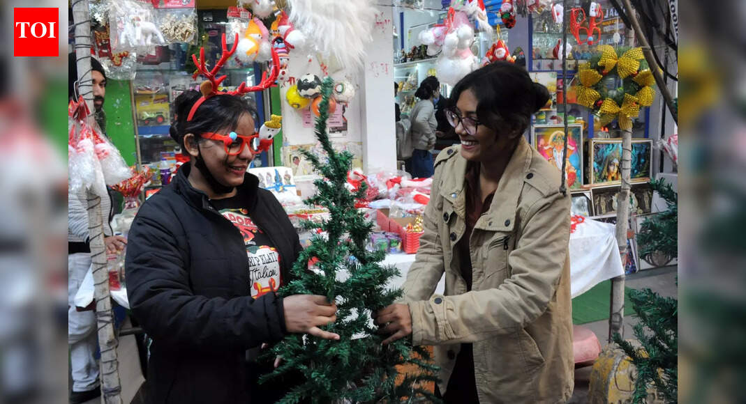 Santa suits, stars and trees fly off shelves in Patna