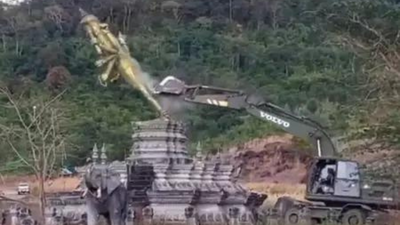 India condemns demolition of deity's statue in Thailand-Cambodia border