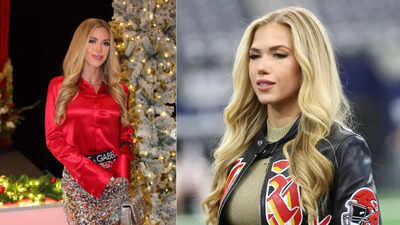 Chiefs heiress Gracie Hunt turns heads with luxury holiday look while Clark Hunt faces growing outrage over stadium deal