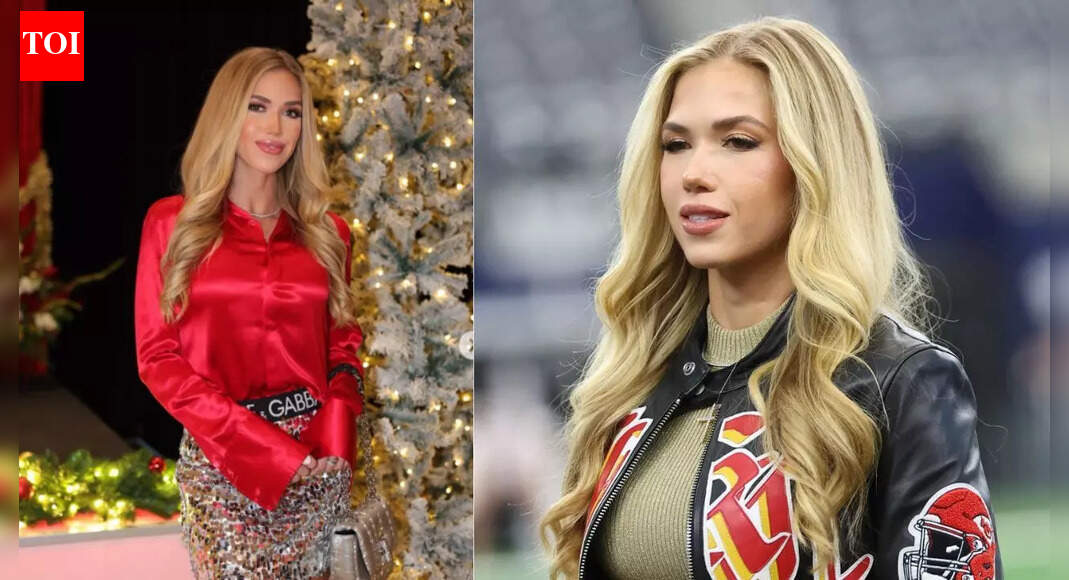 Chiefs heiress Gracie Hunt turns heads with luxury holiday look while Clark Hunt faces growing outrage over stadium deal
