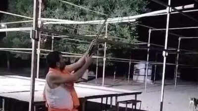 Karnataka: Gun-firing video lands Kalaburagi seer in hot water; devotees stage stir, seek action