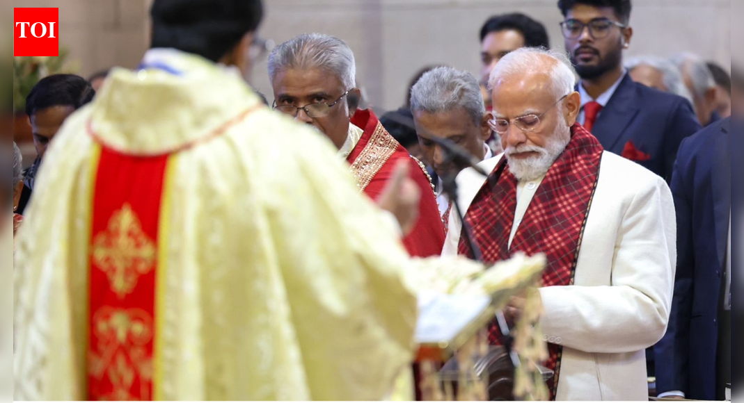 Hymns, carols, morning prayers: How PM Modi celebrated Christmas — see pics, watch video