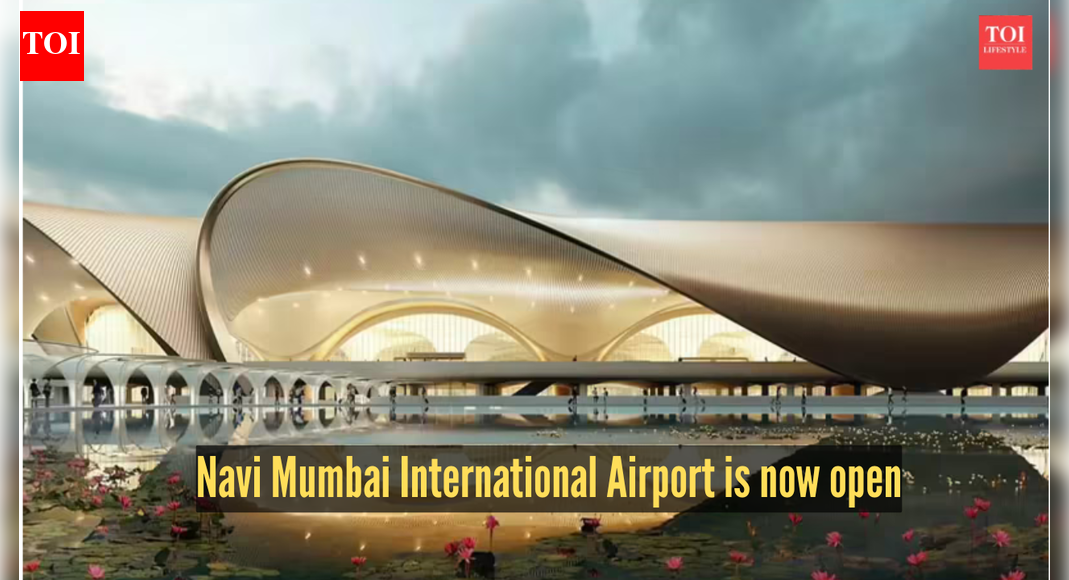 Navi Mumbai International Airport is now open: Photos, videos, and what to know