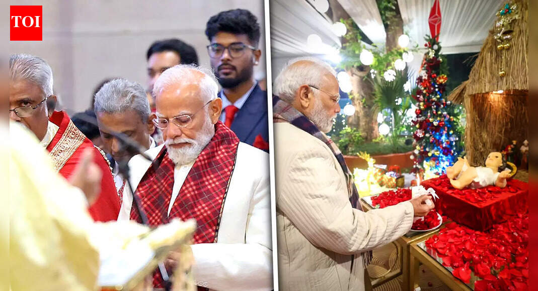 Prayers And Peace: PM Modi Joins Christmas Service, Shares Message Of Harmony And Unity