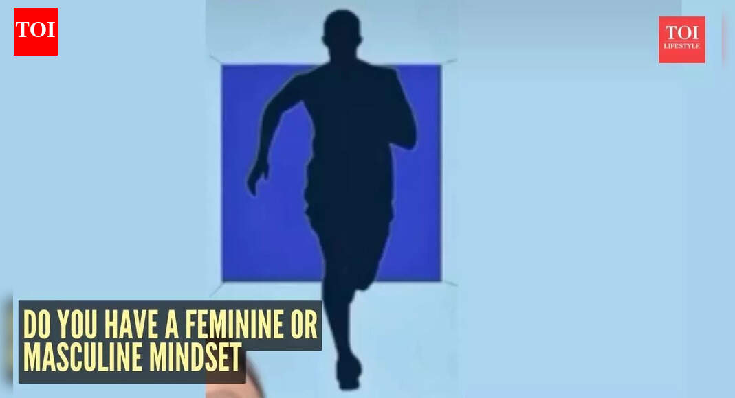 Optical illusion personality test: Is the man running towards or away from you? What you see first reveals if you have a feminine or masculine mindset
