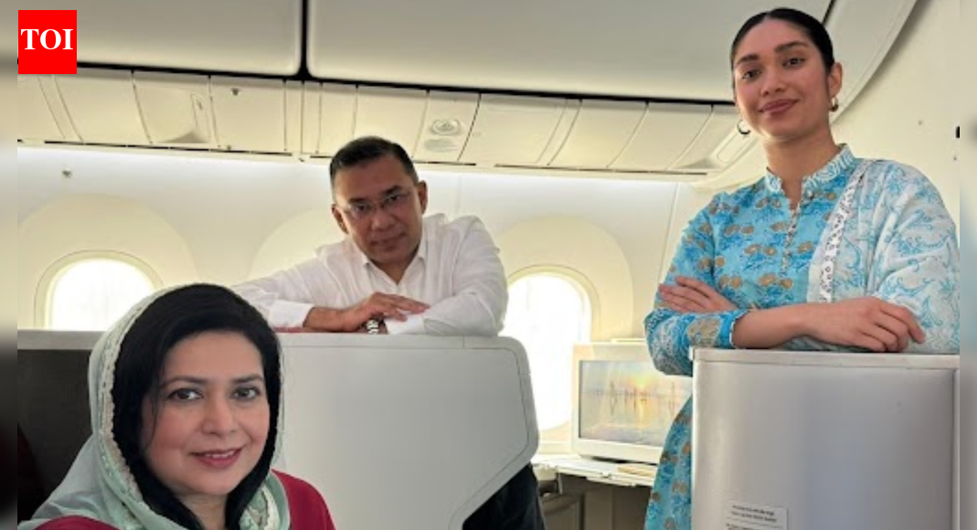 'Back in Bangladesh skies': Tarique Rahman returns with wife, daughter & cat after years in exile; gets rousing welcome