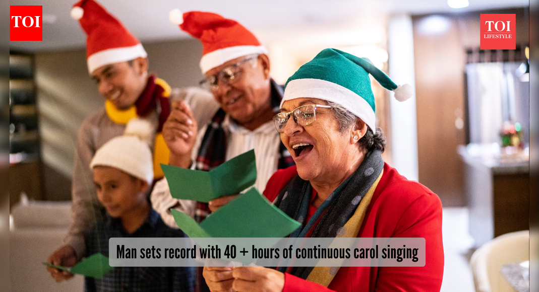 63-year-old sings 684 Christmas carols non-stop, sets unbelievable 42-hour world record