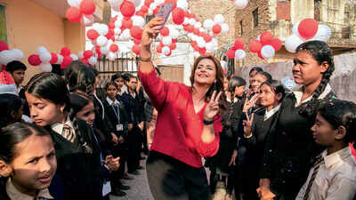 Prachi Tehlan at Delhi Times’ Christmas Carnival: Celebrating Christmas with kids was truly heartwarming