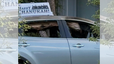 'Suspicious fire': Car with 'Chanukah' sign set ablaze in Melbourne; comes days after Bondi beach shooting