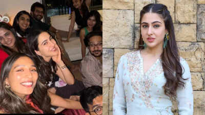 Sara Ali Khan’s cozy Christmas party; Smiles with close friends; Pics win hearts