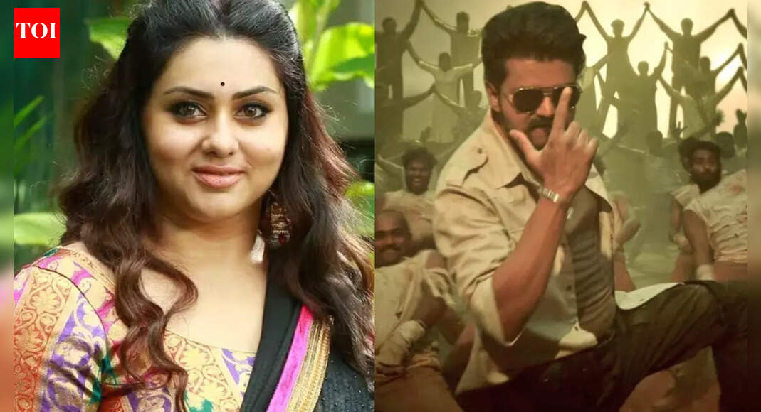 Namitha desires a Neelambari-like role for a comeback; praises Vijay's dance