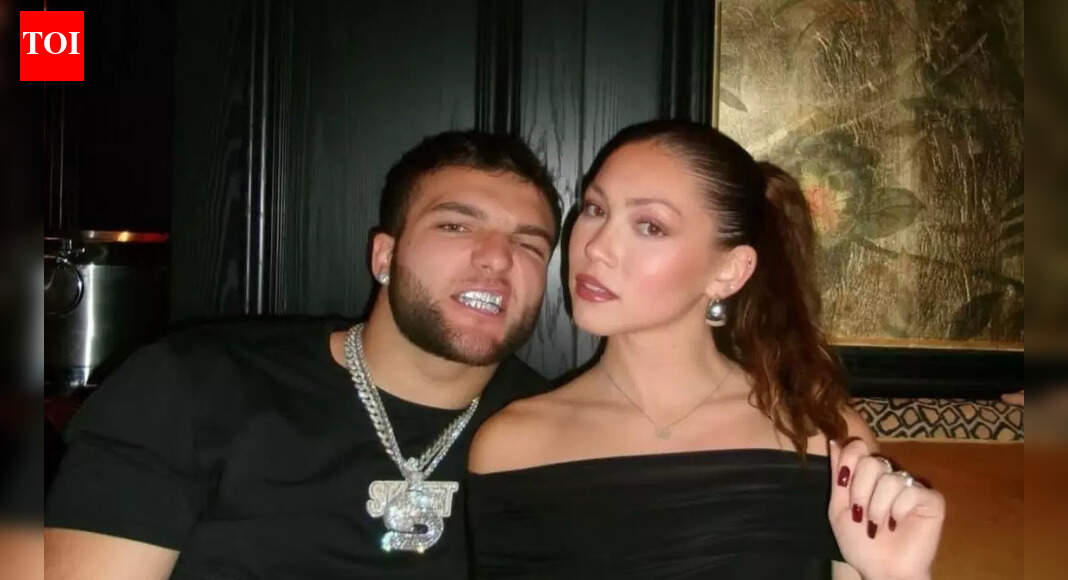 Cam Skattebo and girlfriend Chloe Rodriguez make a stylish Brooklyn appearance during Jonas Brothers concert night