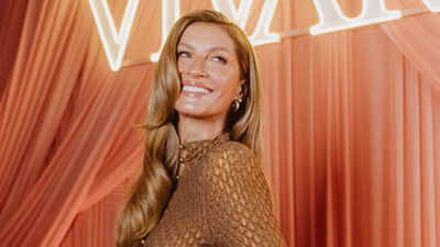 Tom Brady’s ex-wife Gisele Bündchen turns heads as she redefines bold fashion in an effortless gold look