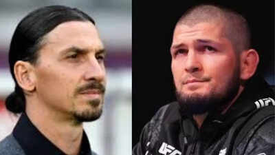 “I don’t call everyone brothers”: Khabib Nurmagomedov and Zlatan Ibrahimovic share playful strength moment during private meeting