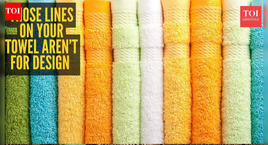Ever wondered why towels have lines? The answer is surprisingly smart