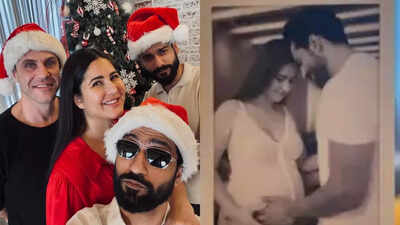 Katrina Kaif drops FIRST PIC after arrival of baby boy, celebrates Christmas with Vicky Kaushal and family; netizens call her 'gorgeous mom'
