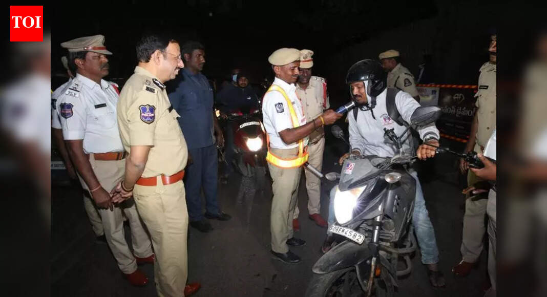 Hyd police intensify crackdown on drunk driving ahead of New Year ...