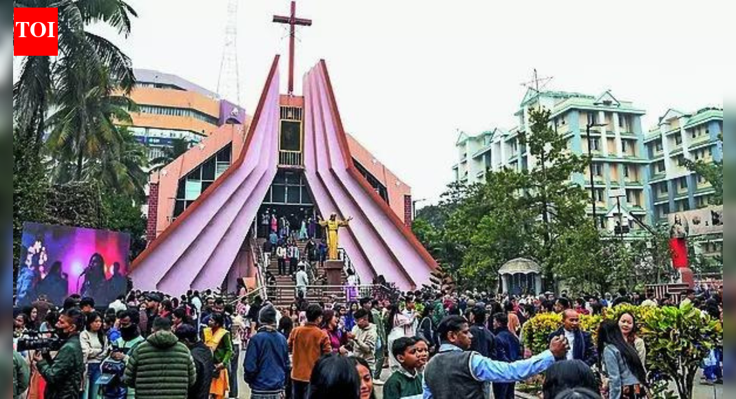 Vandals target Christmas decorations at Assam school, mob attacks mall in Raipur