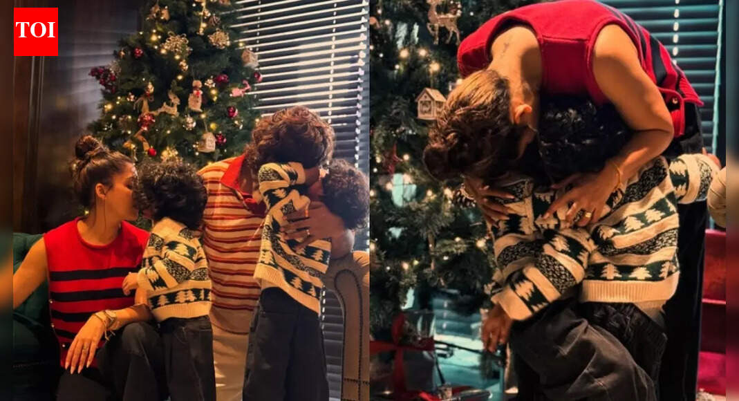 Nayanthara and Vignesh Shivan enjoy a cozy Christmas with Uyir and Ulag; Fans call it family goals