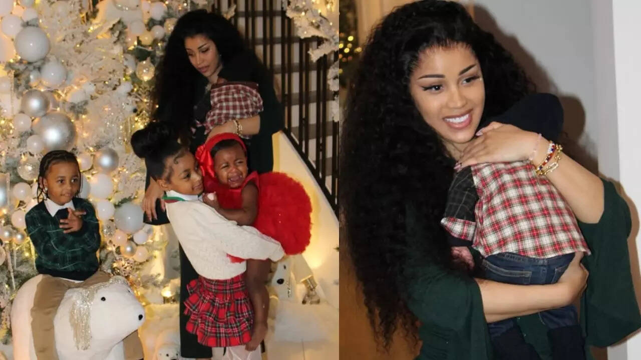 Christmas 2025: Rapper Cardi B celebrates the holiday in style as a mother of 4; shares a glimpse of festival decor and family time | - The Times of India