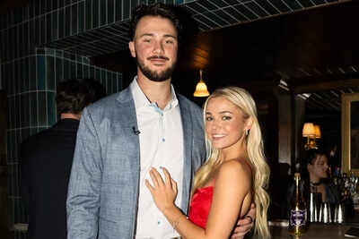 Paul Skenes' girlfriend Livvy Dunne turned heads with a bright red top selfie and a playful tag for him