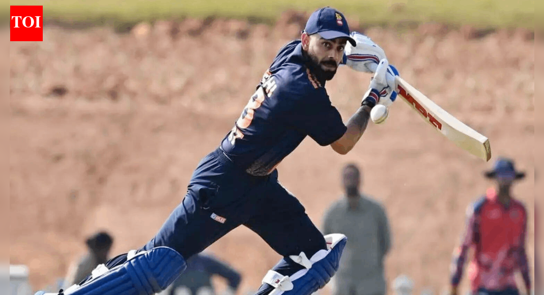 Vijay Hazare Trophy: Virat Kohli slams fifty vs Gujarat; Rohit Sharma falls for a duck