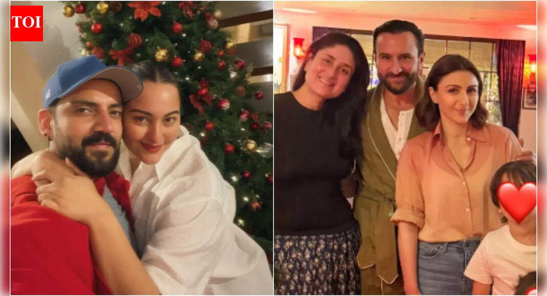 From Sonakshi Sinha - Zaheer Iqbal, Saif Ali Khan - Kareena Khan to Tamannaah Bhatia, here's how Bollywood celebrated Christmas 2025