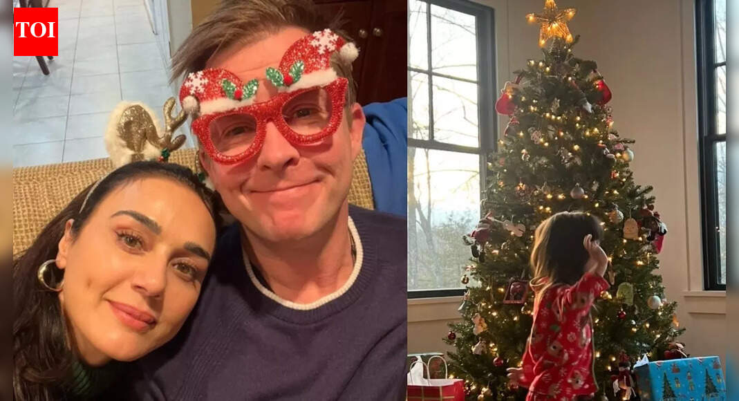 Preity Zinta shares heartwarming glimpses of her kids soaked in Christmas cheer