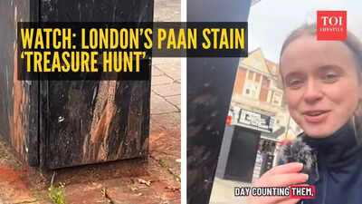 London’s paan stain ‘treasure hunt’: Journalist counts 50 brown marks in 30 minutes, internet can’t stop reacting