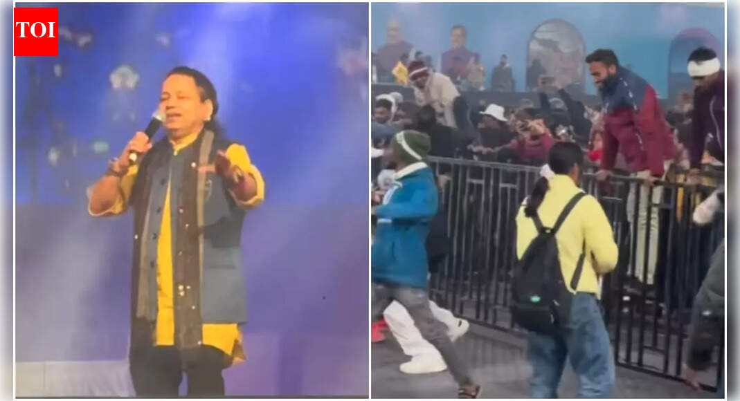 'Janwargiri mat kariye': Kailash Kher stops Gwalior concert to control chaotic crowd