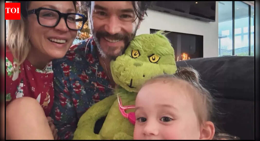 Kaley Cuoco wishes a ‘Merry Grinchmas’ as she hilariously admits that her daughter is afraid of Santa Claus