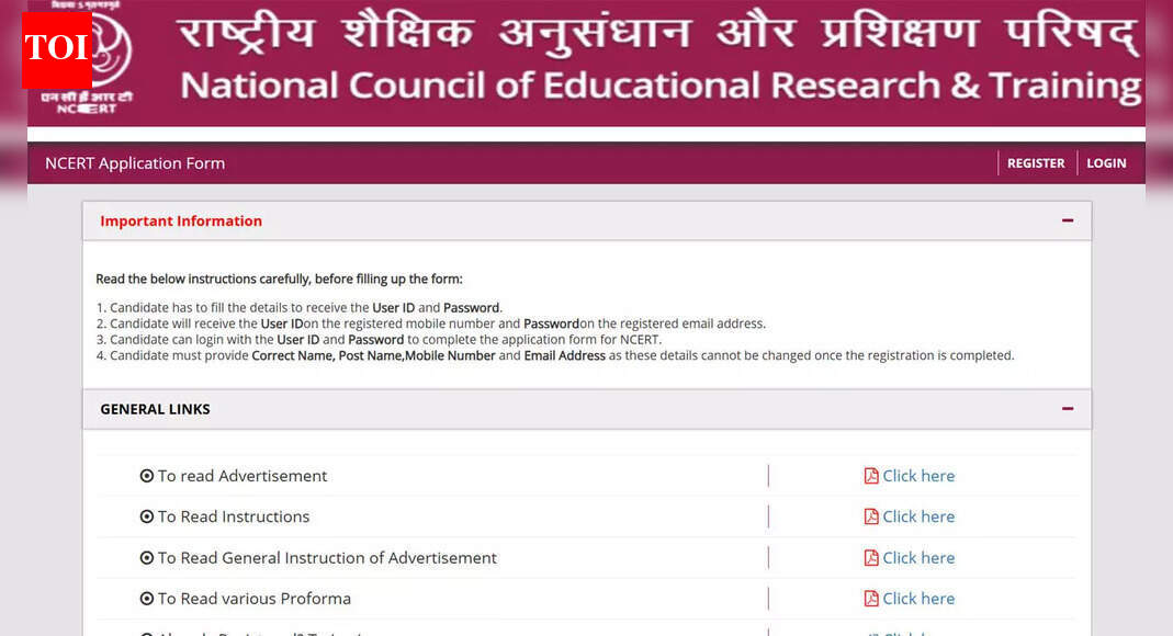 NCERT non-academic recruitment 2026: Notification for 173 Group A, B, C posts released, apply before 16 January at ncert.nic.in