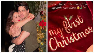 Kiara Advani and Sidharth Malhotra celebrate daughter Saraayah's first Christmas; give fans a glimpse of 'little Miss Claus'