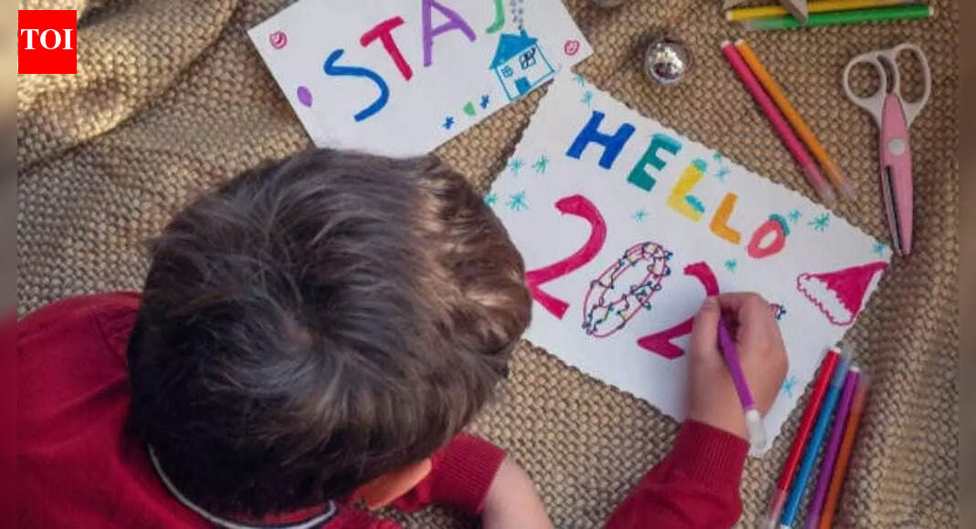 Happy New Year 2026: Easy tips for kids to make a heartfelt greeting card at home