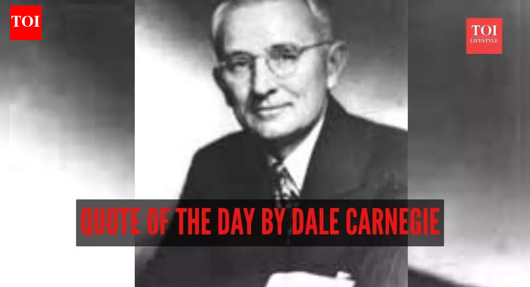 Quote of the day by Dale Carnegie: “Are you bored with life? Then throw yourself…”