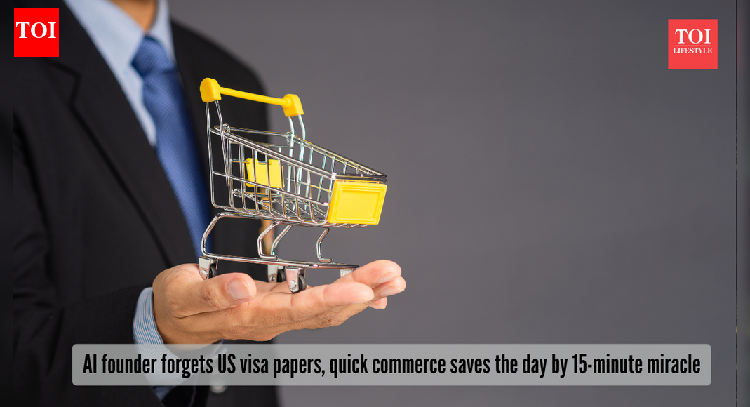 AI startup founder forgets US visa papers; delivery app saves the day by 15-minute miracle at Delhi embassy