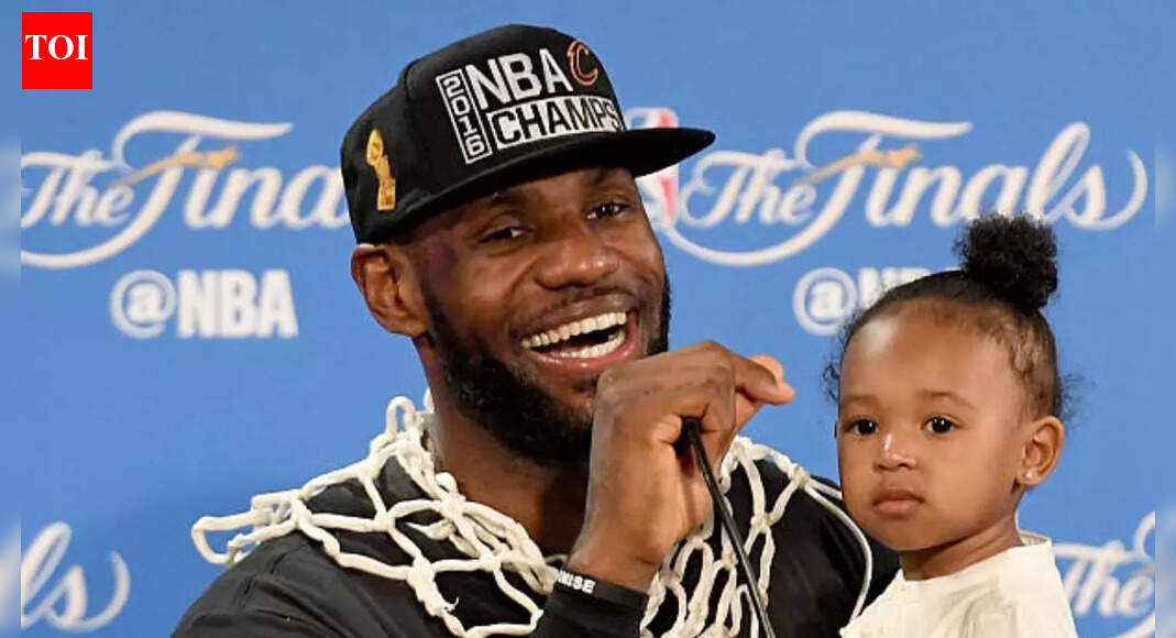 LeBron James gifts daughter a mini house in viral 'goat father' clip