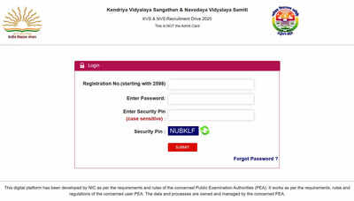 KVS NVS city intimation slip and Tier I exam schedule 2025 released at cbse.gov.in; download here