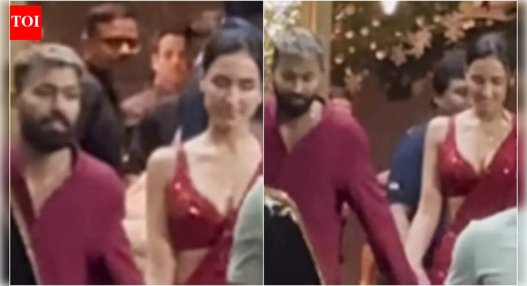 Hardik Pandya and Mahieka Sharma spotted twinning, making FIRST appearance after an abusive fan incident