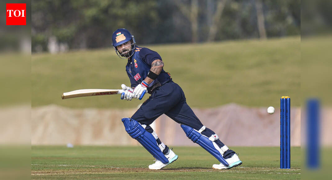 Virat Kohli shines in last VHT game as Delhi edge Gujarat by seven runs in thriller