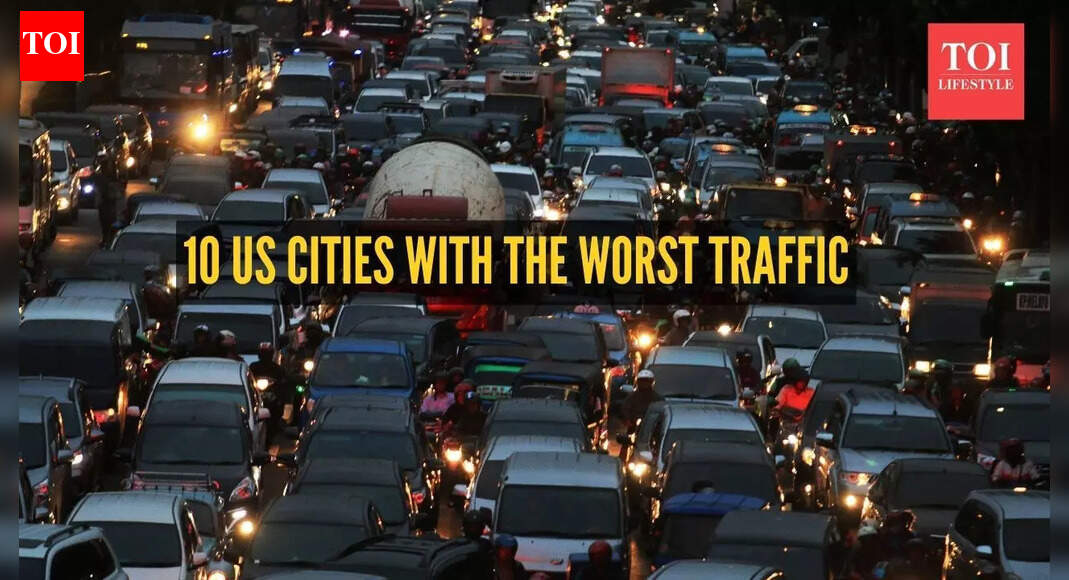 Top 10 US cities struggling with the worst traffic
