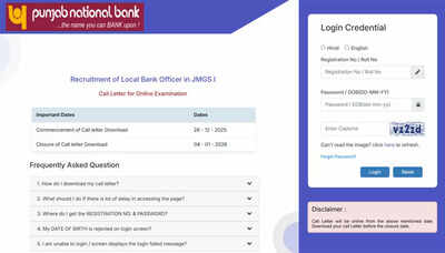 PNB LBO Recruitment 2025 admit card released at pnb.bank.in for 750 officers, download call letter here