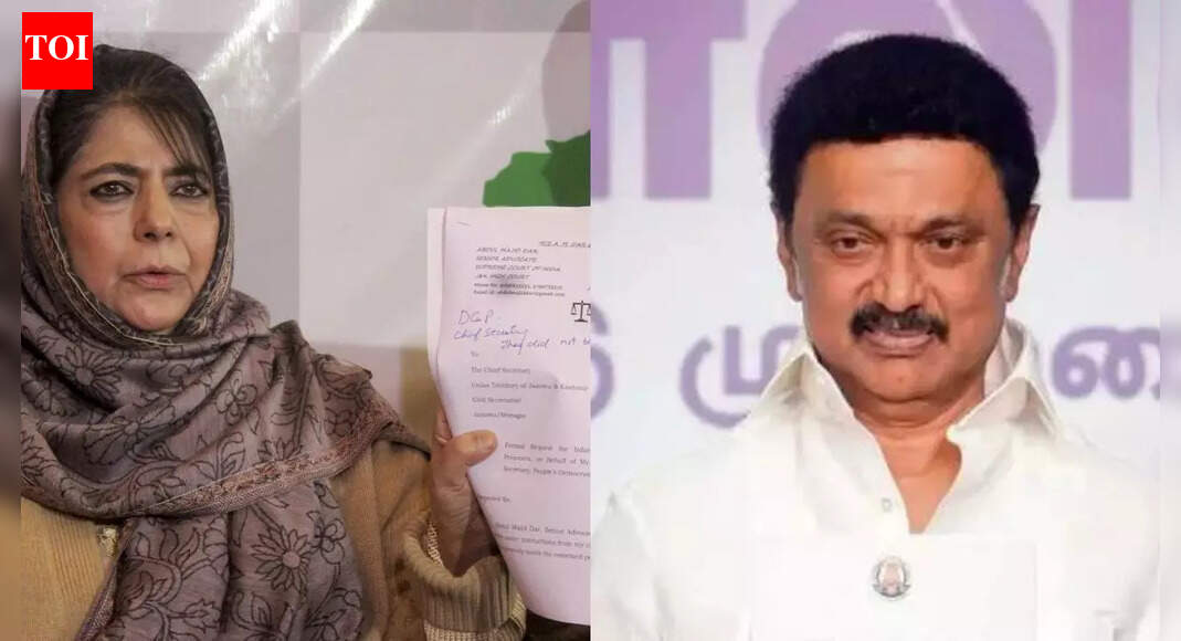 Watch: Mufti snaps at scribe over Kashmiri language; takes jab at Stalin