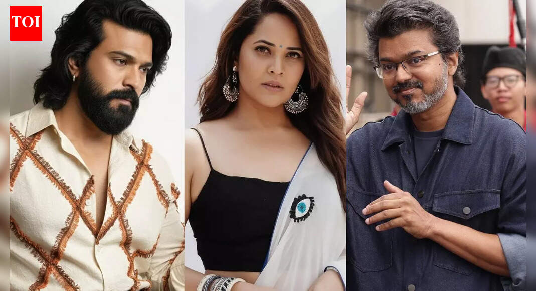 Rashmika Mandanna twins with Vijay Deverakonda during vacation, Anasuya Bharadwaj’s reply to trolls, Thalapathy Vijay arrives in Malaysia: Top 5 South newsmakers of the day